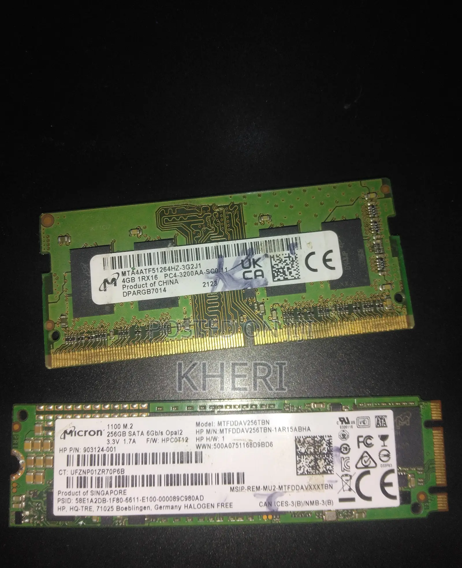 SSD 256gb + Ram