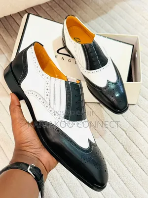 Pure Leather Double Mix Shoes