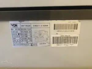 VON 307L Chest Freezer – Good Condition