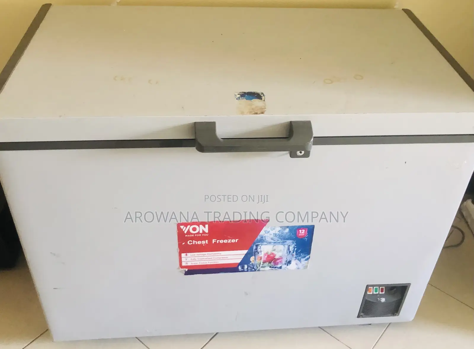 VON 307L Chest Freezer – Good Condition