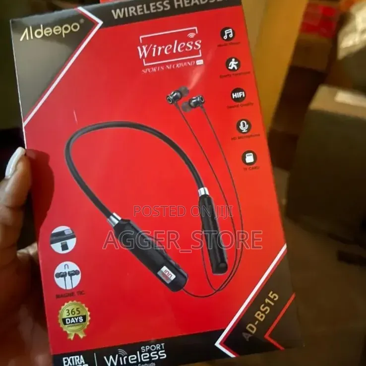 Aldeepo AD-BS15 Wireless Sports Neckband