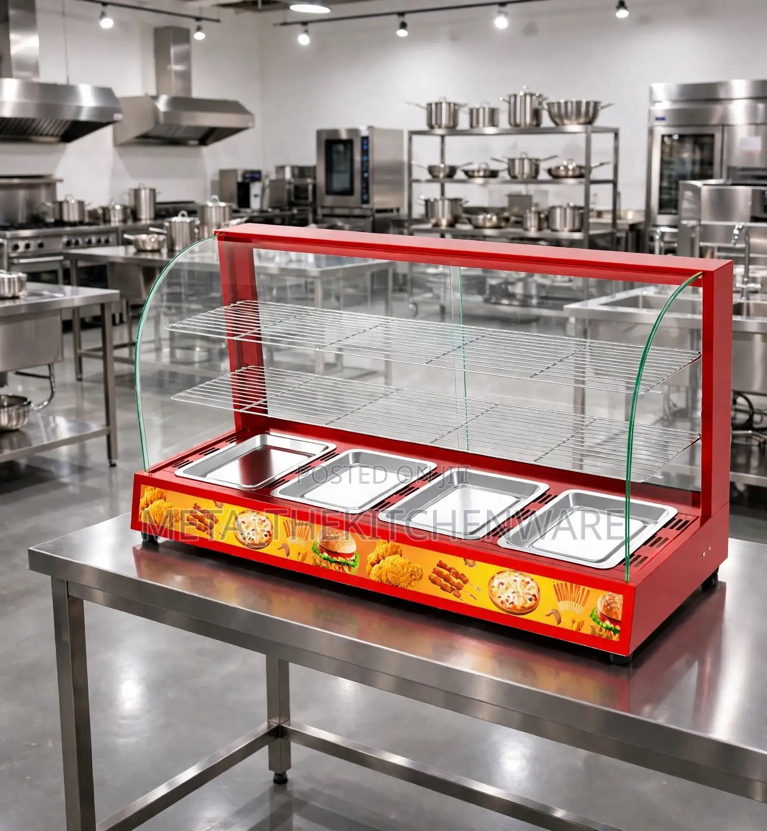 Countertop Display Food Warmer 4 Trays