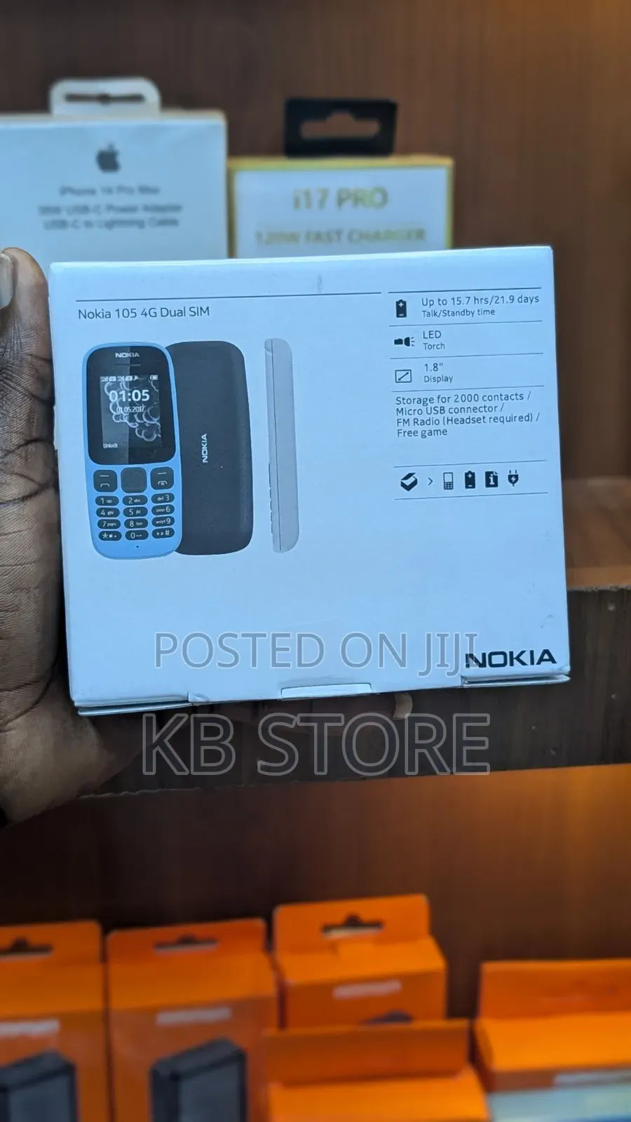 New Nokia 105 Black