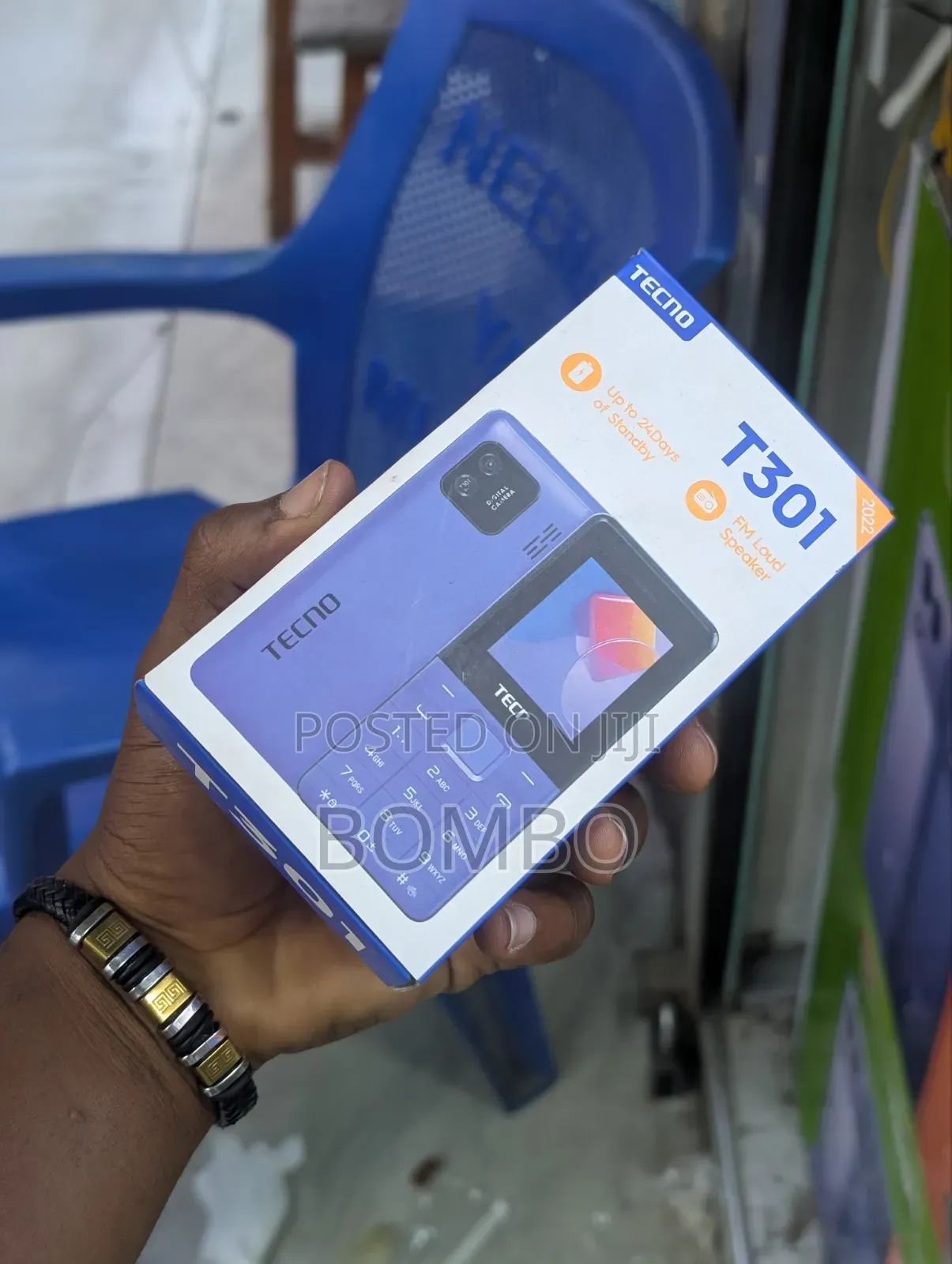 New Tecno T301 Blue