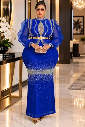 Beaded Embellished Two-Piece Skirt & Top Set
