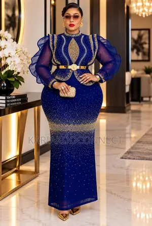 Beaded Embellished Two-Piece Skirt & Top Set