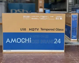 Amochi Led TV 24 Inches Tempered Glass