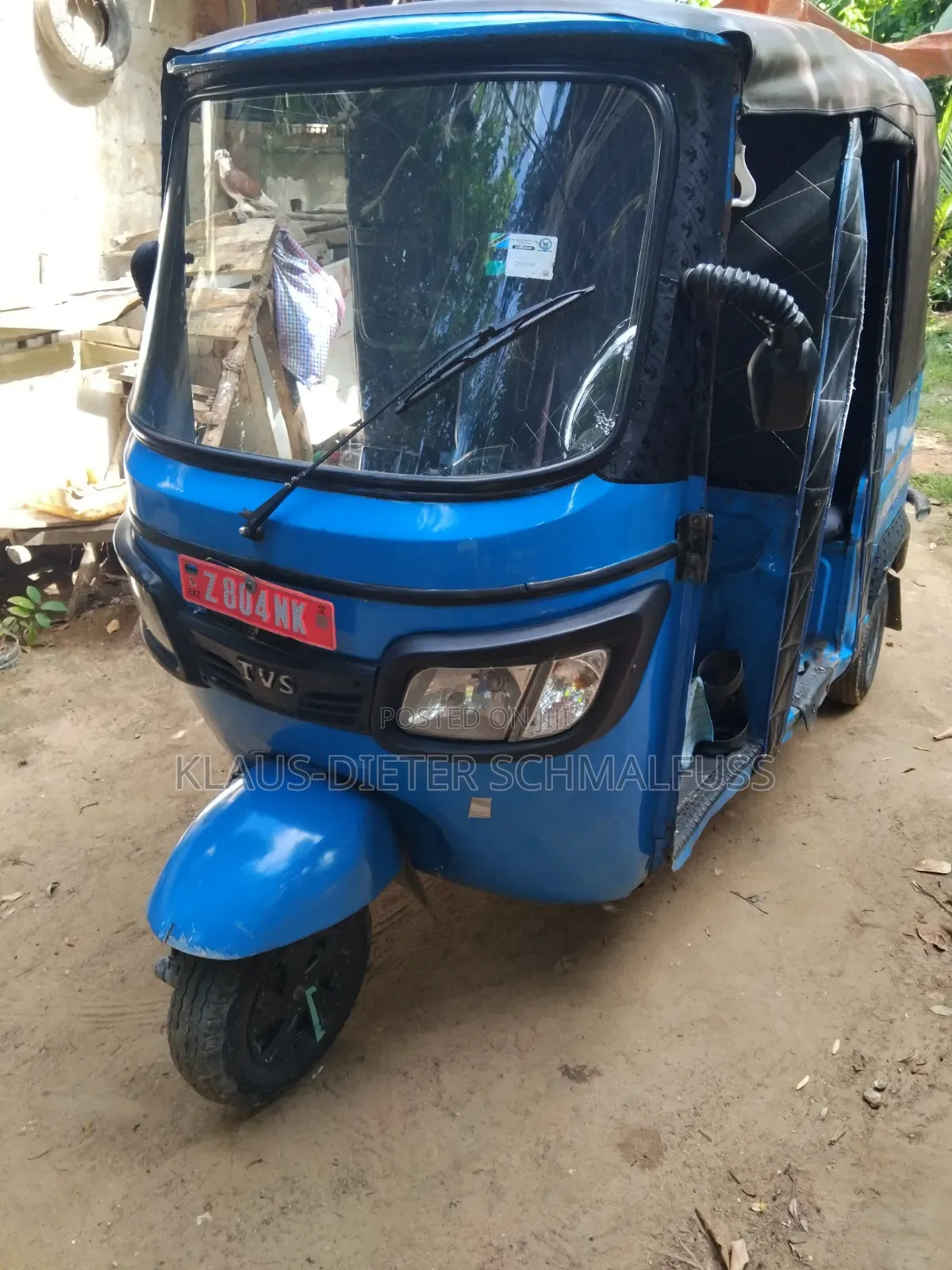 TVS King Deluxe Plus iTouch Start 2023 Blue