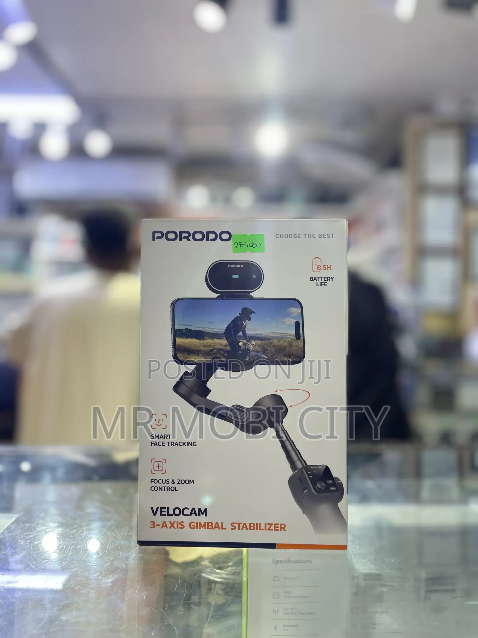 PORODO VELOCAM 3-Axis Gimbal Stabilizer