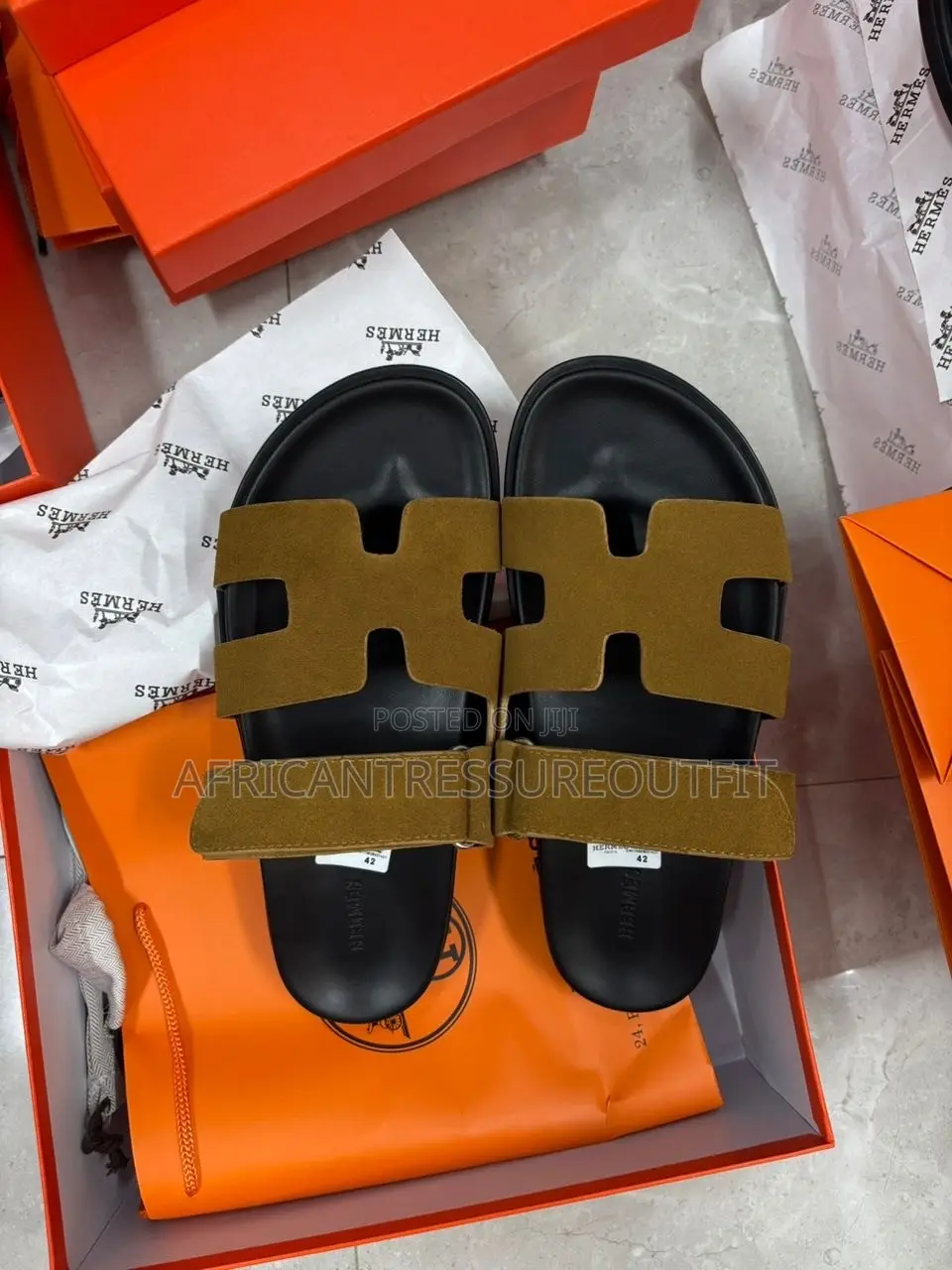 Hermés Chypre Sandals Features the Iconic “H” Cut Out Strap Design