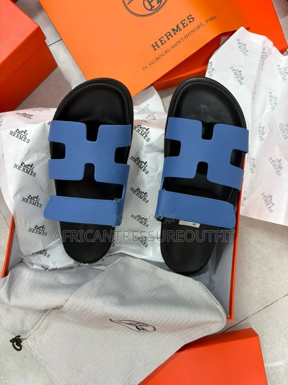 Hermés Chypre Sandals Features the Iconic “H” Cut Out Strap Design