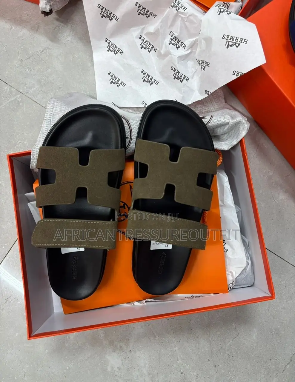 Hermés Chypre Sandals Features the Iconic “H” Cut Out Strap Design