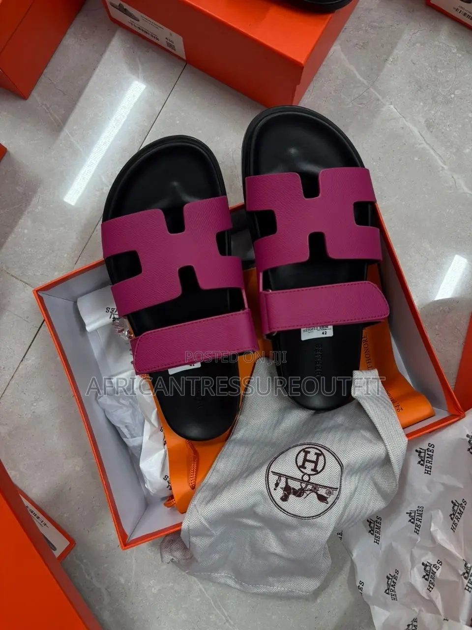 Hermés Chypre Sandals Features the Iconic “H” Cut Out Strap Design