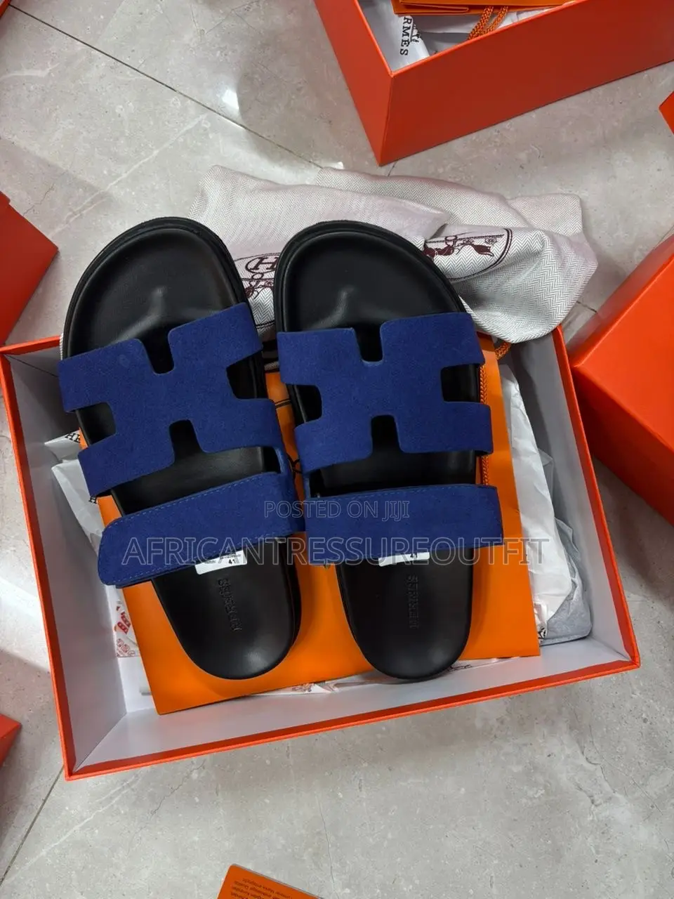 Hermés Chypre Sandals Features the Iconic “H” Cut Out Strap Design