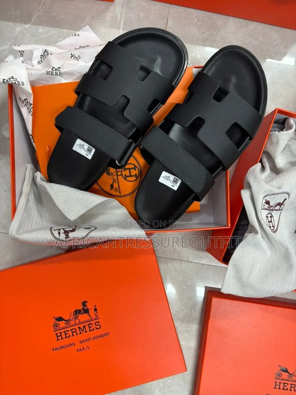 Hermés Chypre Sandals Features the Iconic “H” Cut Out Strap Design