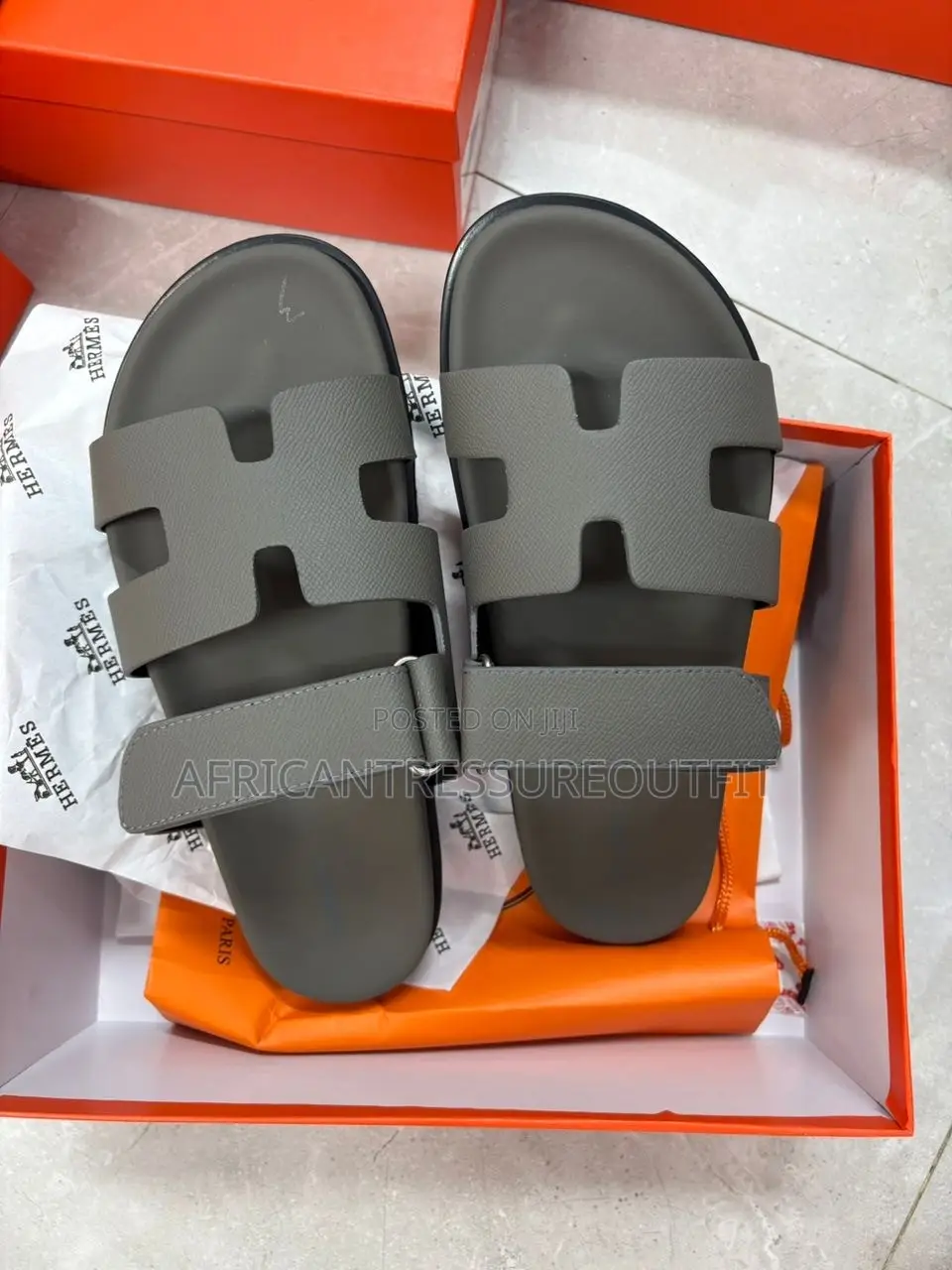 Hermés Chypre Sandals Features the Iconic “H” Cut Out Strap Design