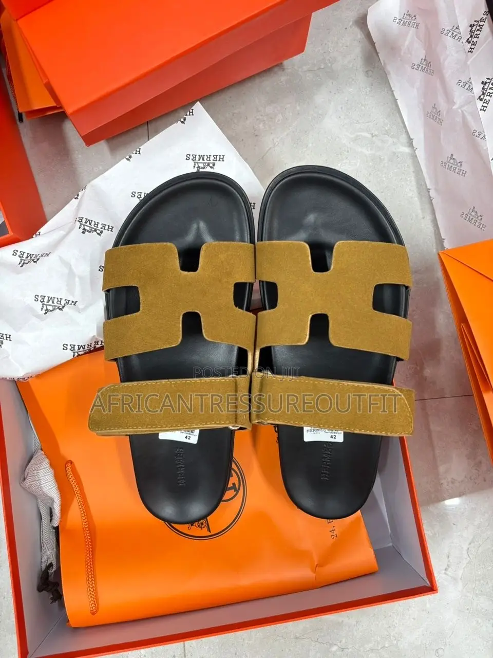 Hermés Chypre Sandals Features the Iconic “H” Cut Out Strap Design