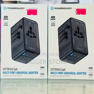 Powerology Spetrova GaN Multi-Port Universal Adapter (205W)