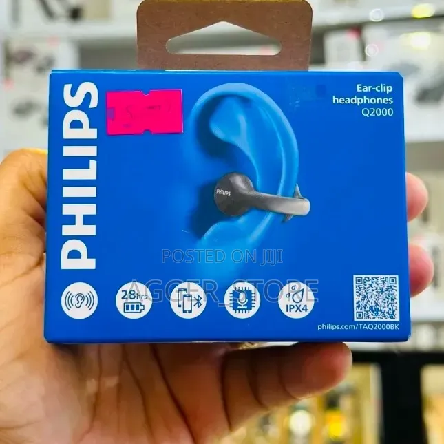 Philips Q2000 Open-Ear Ear-Clip Headphones.