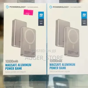 Powerology 10000mAh MagSafe Aluminum Power Bank,