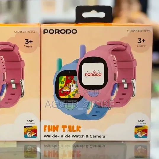 Porodo Fun Talk Walkie-Talkie Watch Camera
