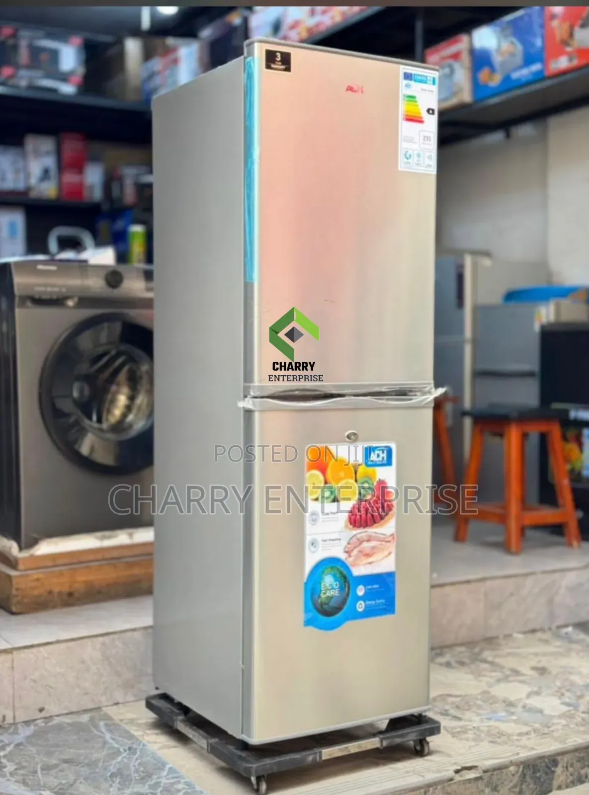 ADH Fridge Liter 188 NON Frost Bottom Freezer Combi Refrigerator