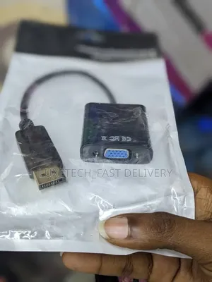 DisplayPort Male to VGA Female Adapter Cable – Laptop/PC to Monitor