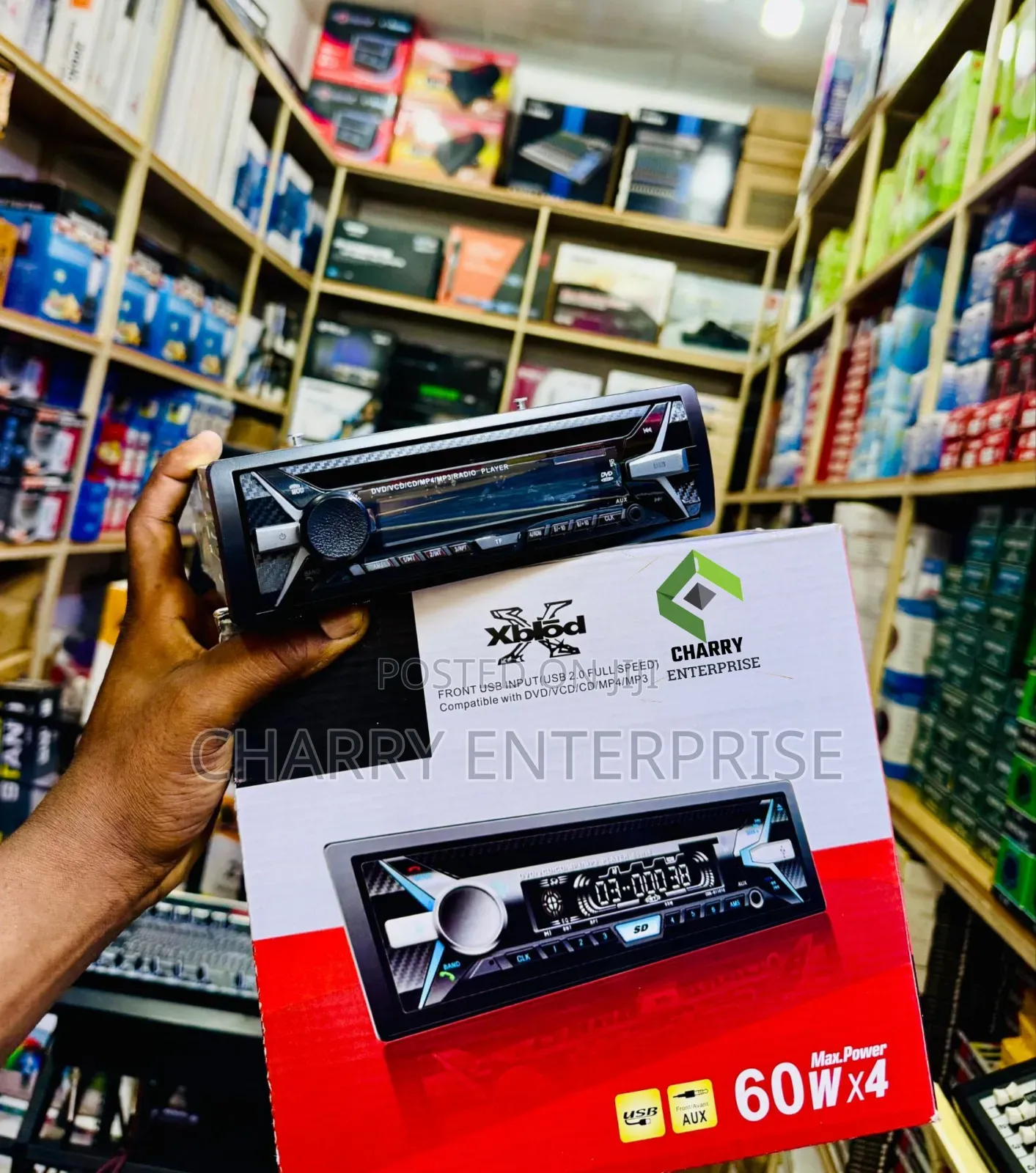Xblod Car Radio and MP3 Media Player 60W × 4 Max Power