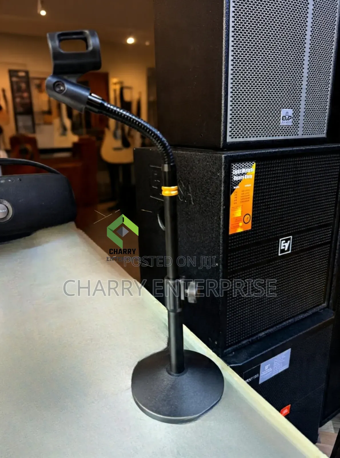 Premium Heavy Adjustable, Flexible TABLE MICROPHONE STAND Stendi Nzito