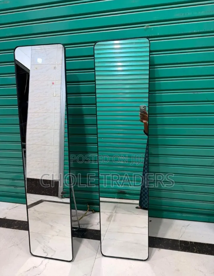 Unbreakable Floor Mirror With Stand (Kioo Hakipasuki Kina Stendi Yake)