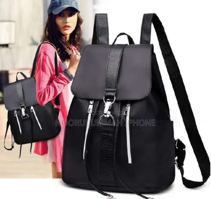 Woman’s Backpack Ladies Handbags Flat Bottom Book Bags School Fashion