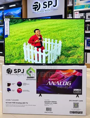 SPJ Led TV Frameless Inch 43 Full Hd 1080