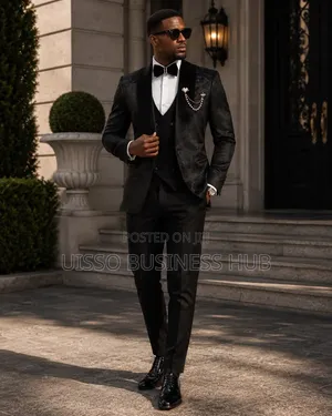 Black Outfits Men Suit