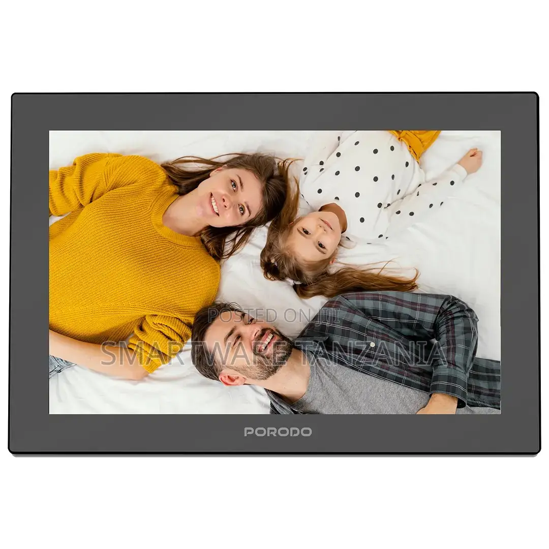 Porodo Pixelle 10.1-Inch Smart Frame With Touch Display, 16GB Storage