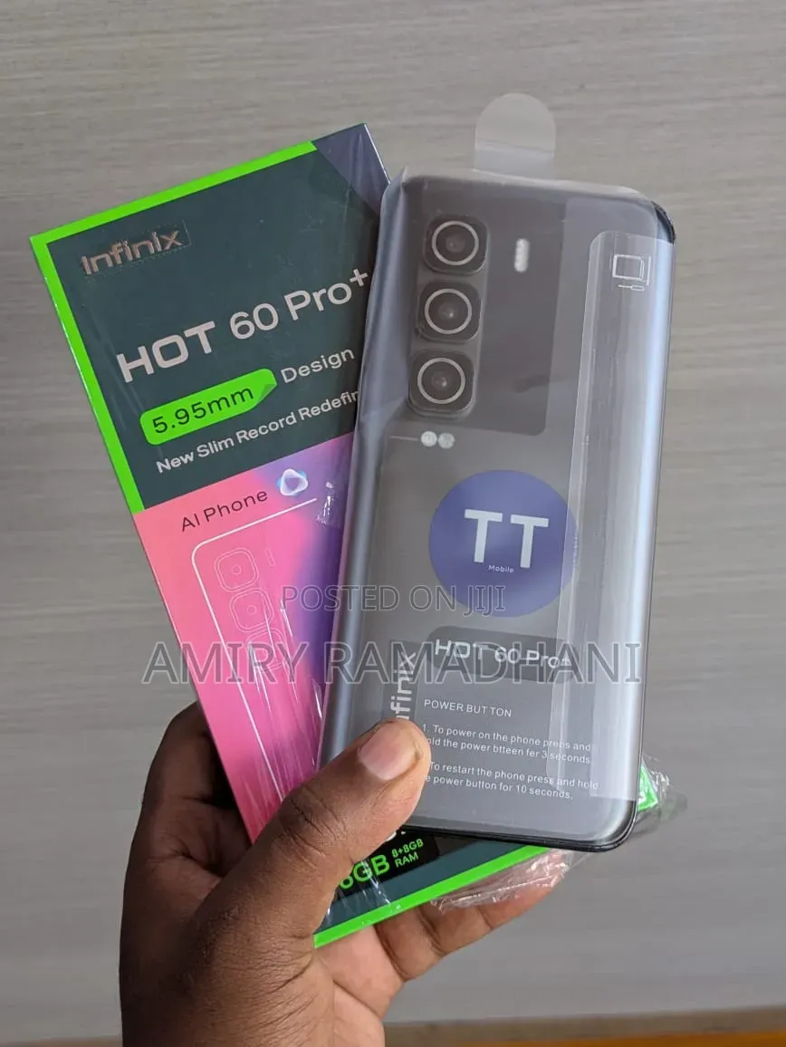 New Infinix Hot 60 Pro+ 256 GB Black