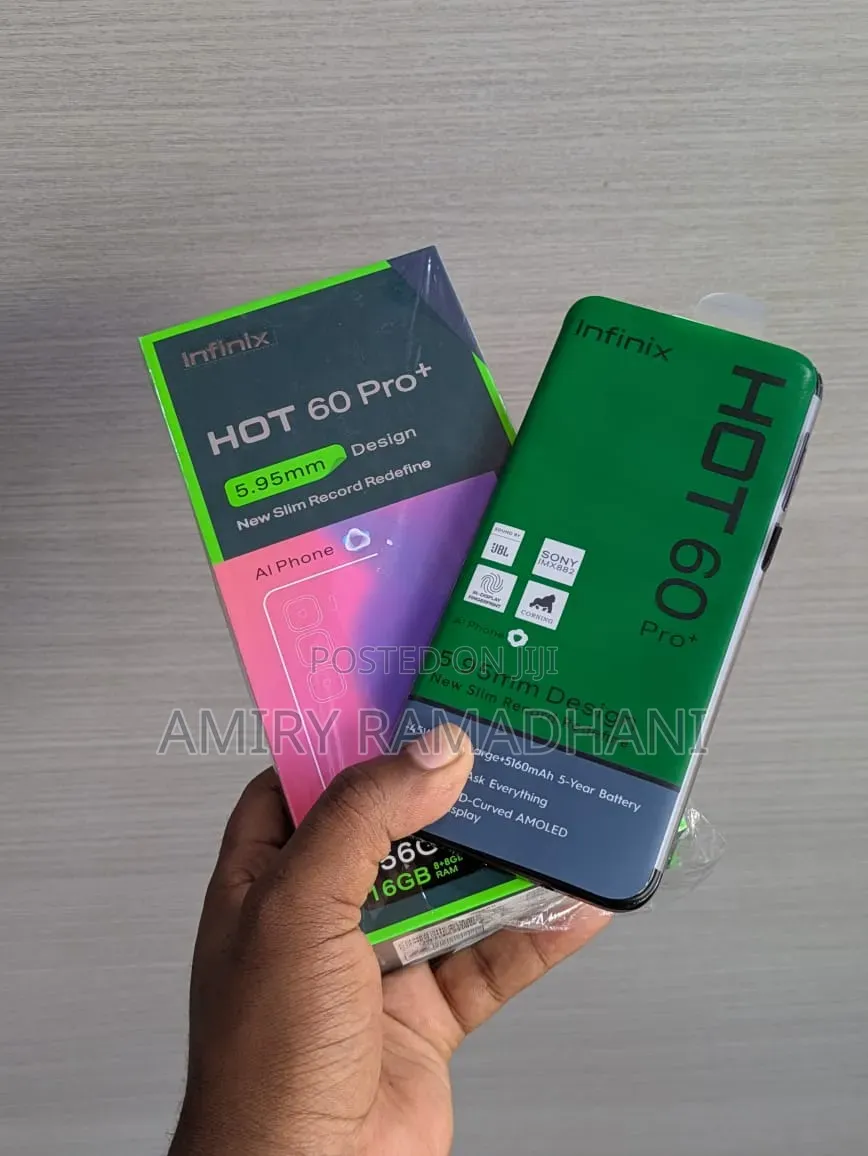 New Infinix Hot 60 Pro+ 256 GB Black