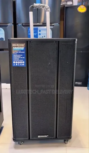 Aborder 15-Inch 50000W Rechargeable PA Speaker – With 1-Wireless Mic