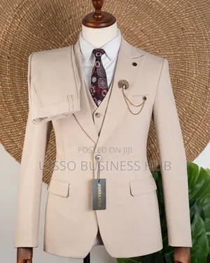 White Cream Men Suits