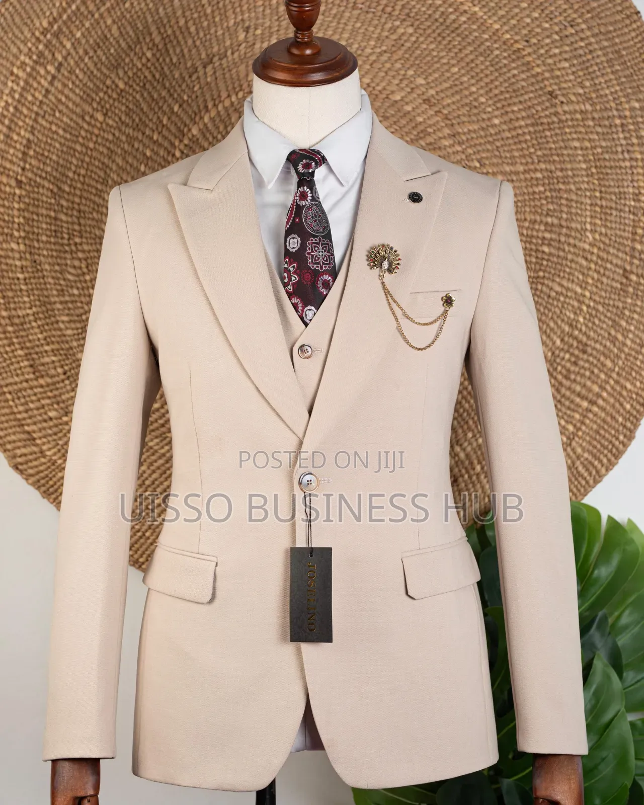 White Cream Men Suits
