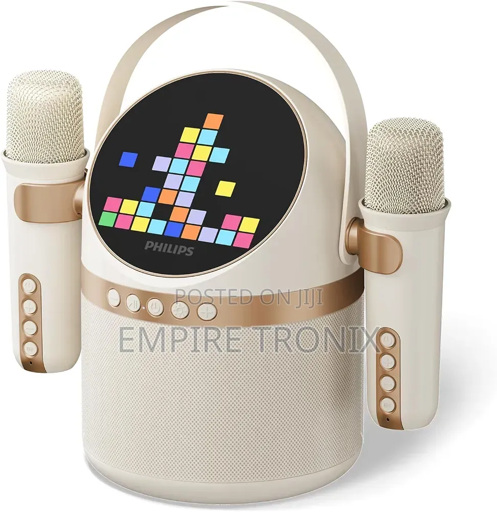 Philips TAS2509WT/00 10W Bluetooth Karaoke Speaker 2 Wireless Mics
