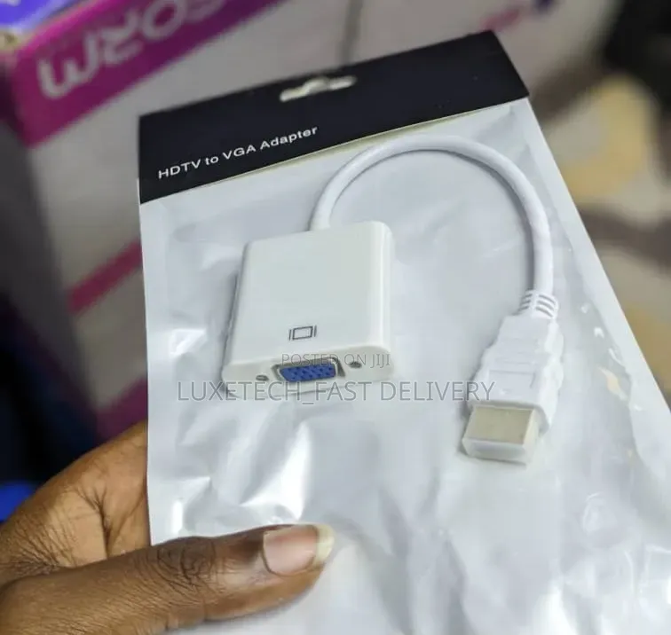HDMI to VGA Adapter Cable – 1080p Male to Female Converter
