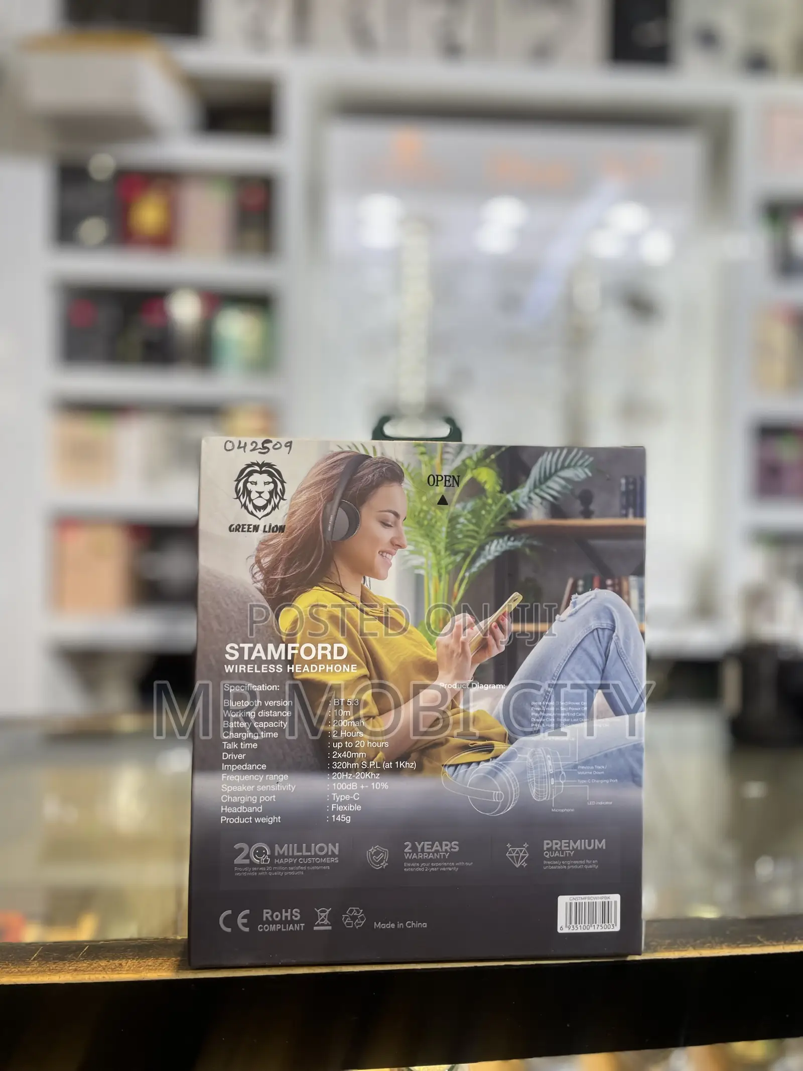 Green Lion Stamford Wireless Headphones: