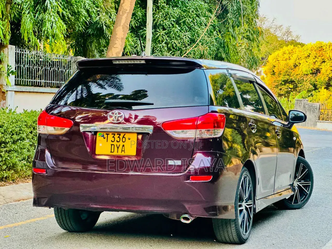 Toyota Wish 2008 Maroon