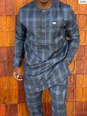 Majoho Ya Kiume Ya Vitambaa Vya Cheki (Senator Suits)