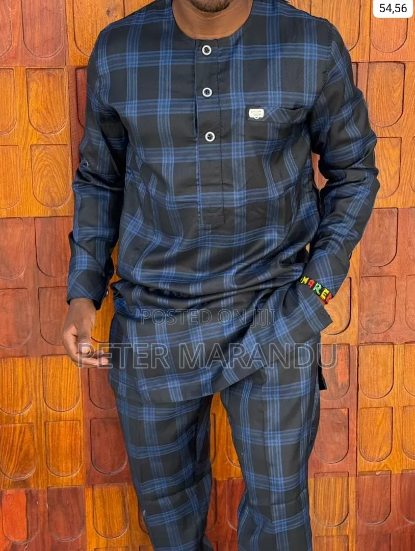 Majoho Ya Kiume Ya Vitambaa Vya Cheki (Senator Suits)
