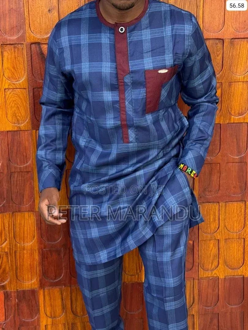 Majoho Ya Kiume Ya Vitambaa Vya Cheki (Senator Suits)