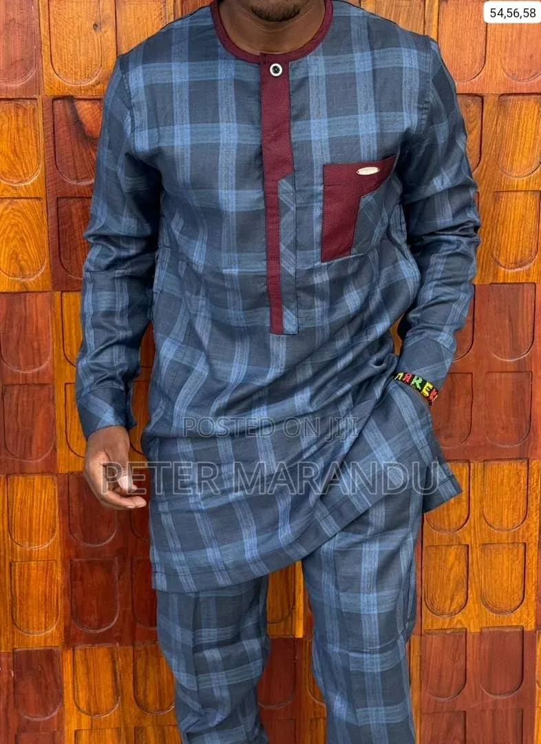 Majoho Ya Kiume Ya Vitambaa Vya Cheki (Senator Suits)