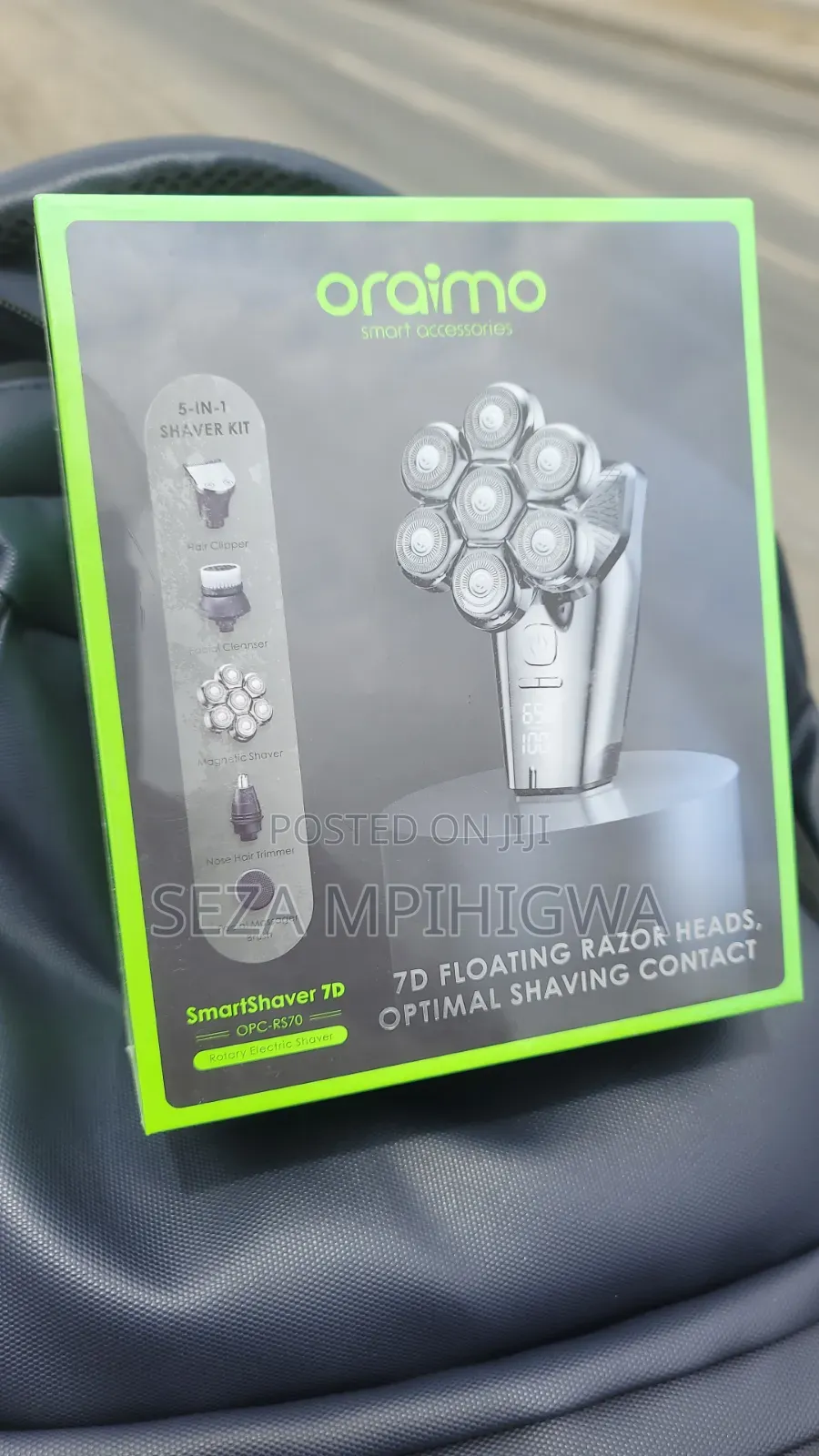 Oraimo 7-Head Electric Shaver – 7 Floating Razor Heads