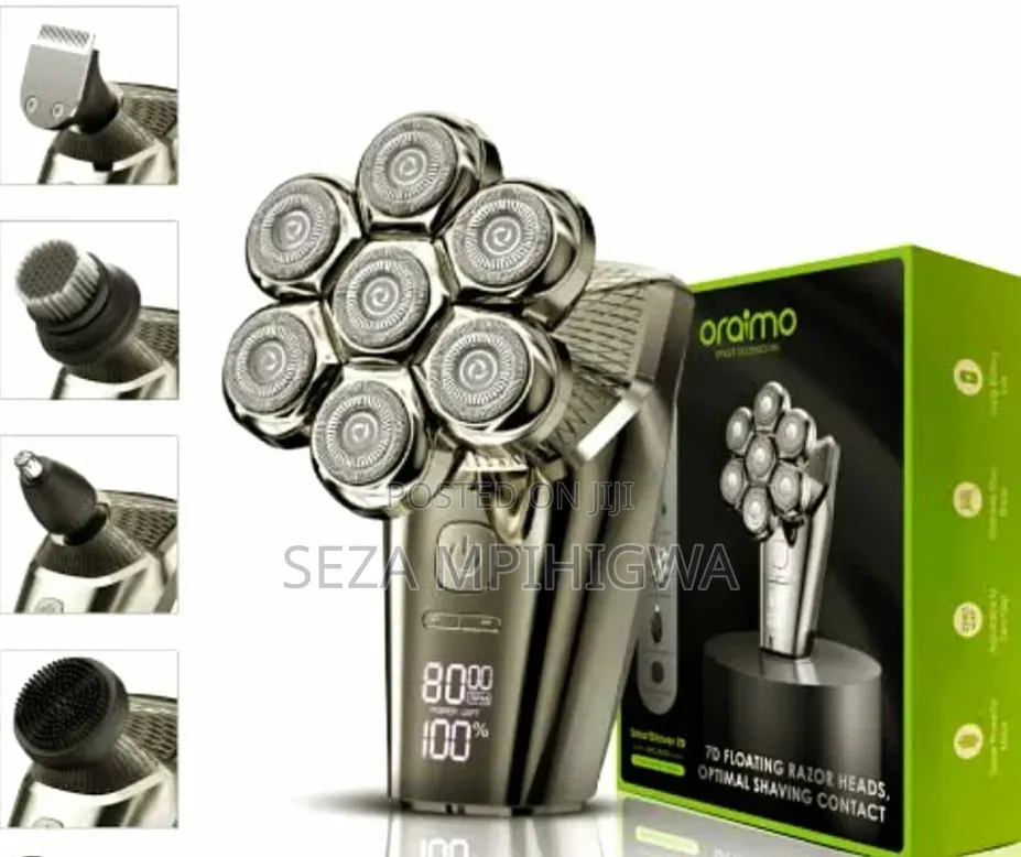 Oraimo 7-Head Electric Shaver – 7 Floating Razor Heads