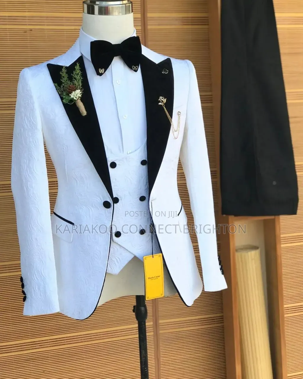 Mario Cesar White Tuxedo